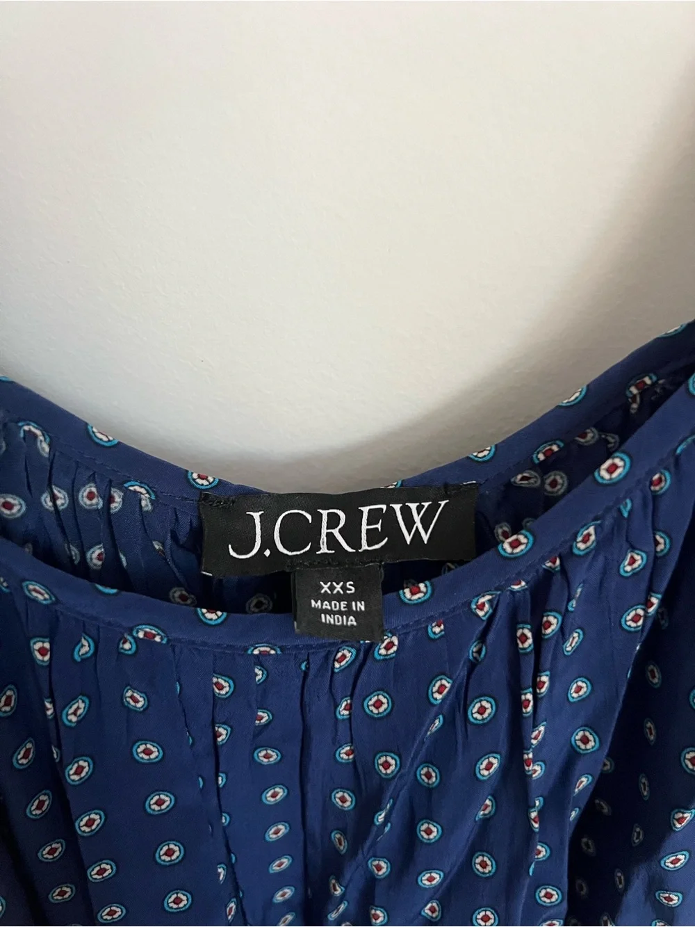 J Crew Caspia Dot Print Crepe De Chino Belted Midi Dress Women's Size XXS